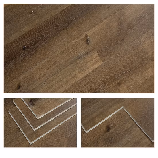 Pavimentazione impermeabile Unilin Click Lock Wood Grain Lvt Spc Plank Hybrid Spc